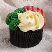 Festive Christmas Joy Chocolate Cupcakes - 6 Delightful Treats