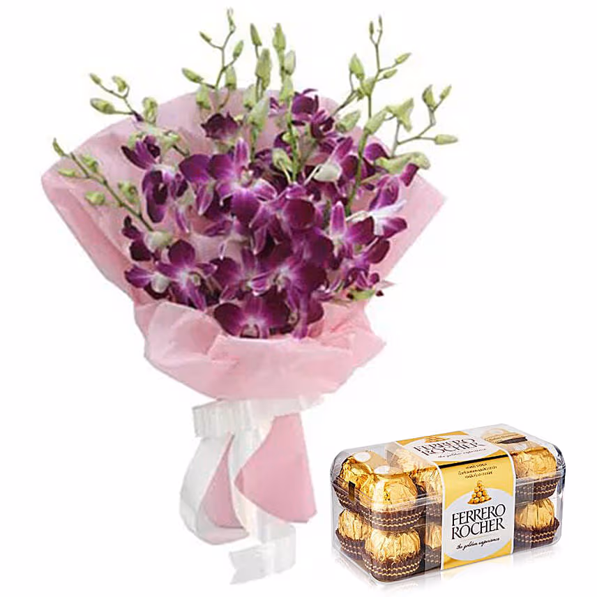 Exotic Beauty With Ferrero Rocher