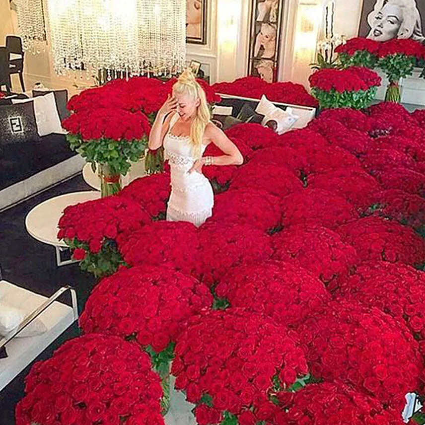 2000 Roses for Valentines Day