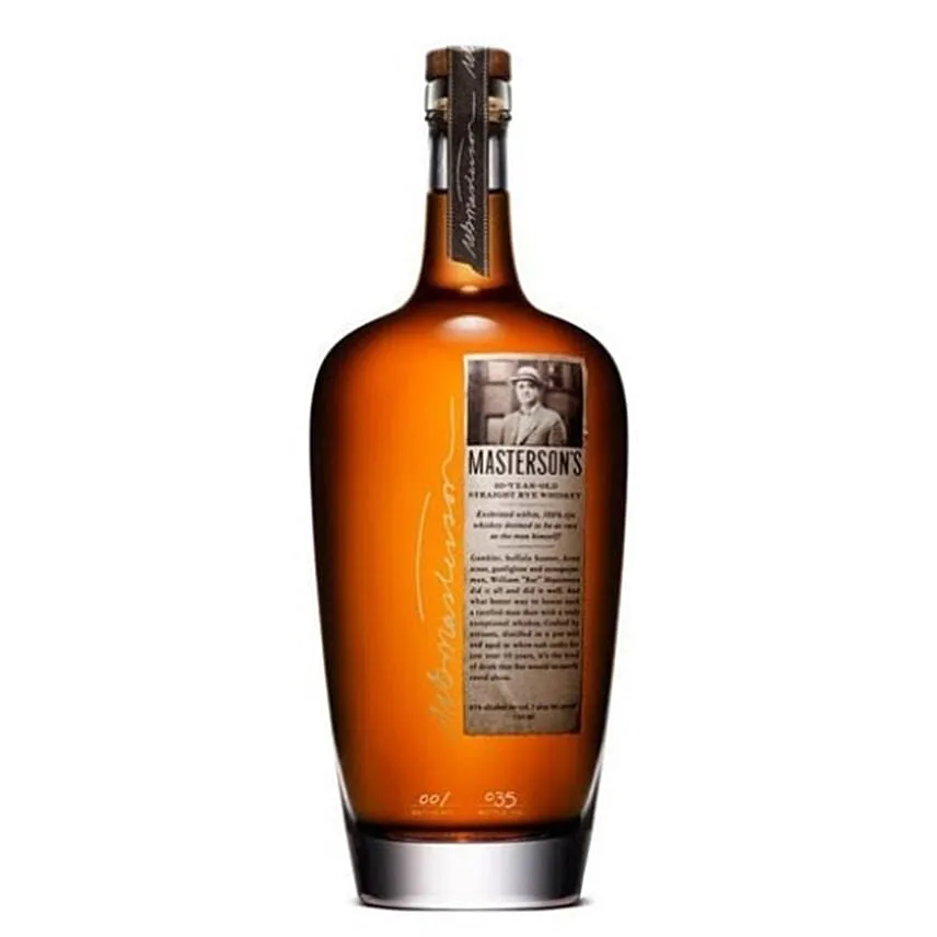 Masterson's 10 Year Straight Rye Whiskey