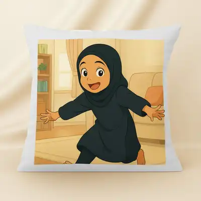 مخدة مطبوعة بصور غيبلي