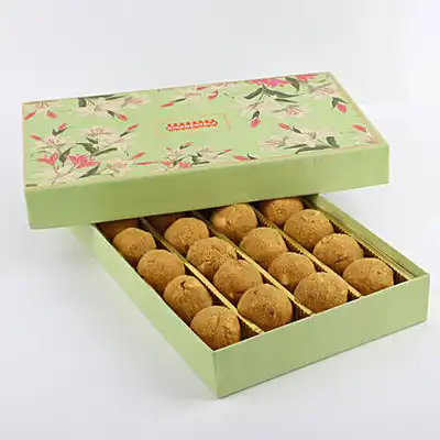 Premium Besan Laddu Gift Box - 1 kg | BIKANERVALA