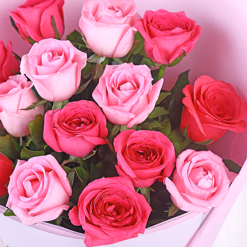 Personalised Roses Hand Bouquet for 520 V-day