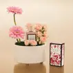 Gucci Bloom Perfume For Her with Pink Flowers Vase