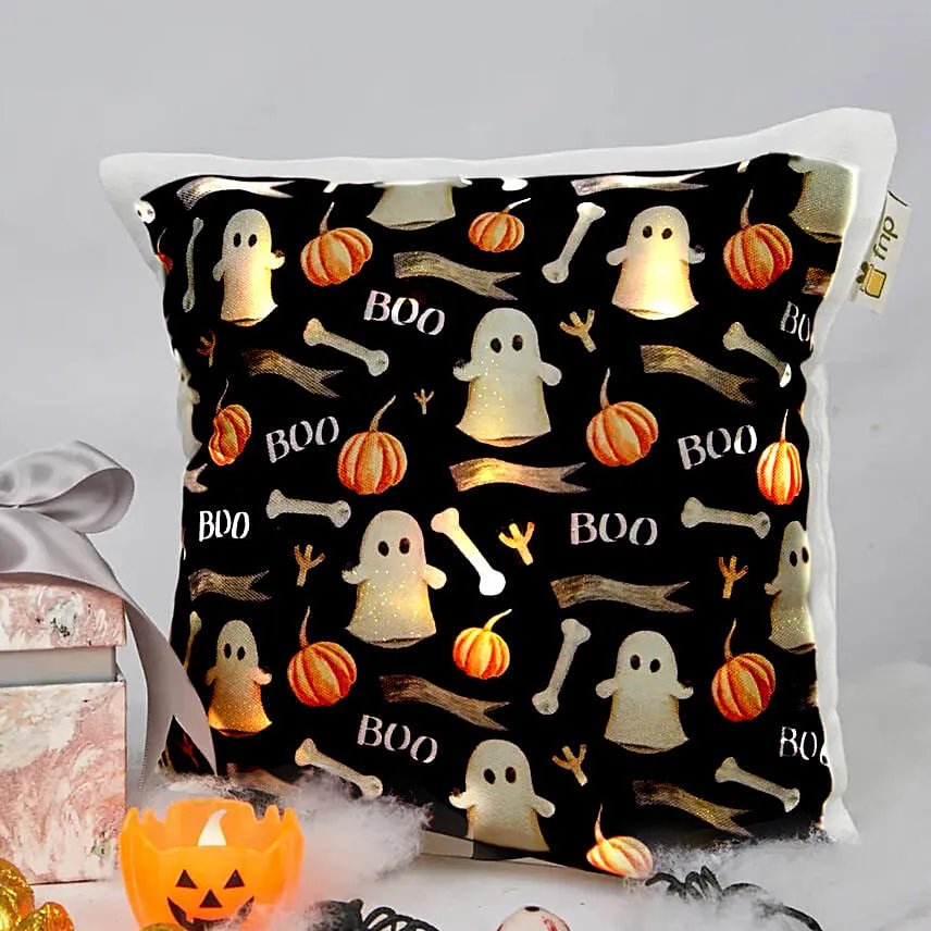 LED Ghost Cushion with Chocolates