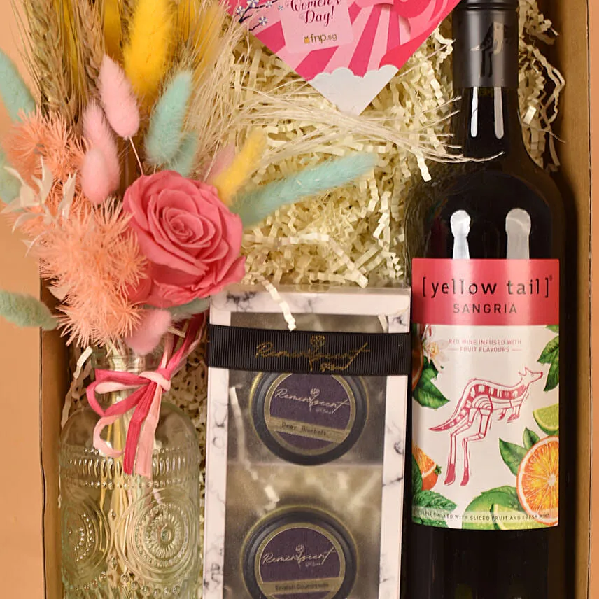 Sangria Wine & Candle Hamper