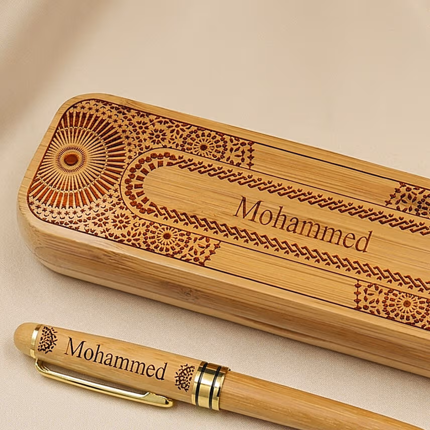 Engraved Wooden Pen