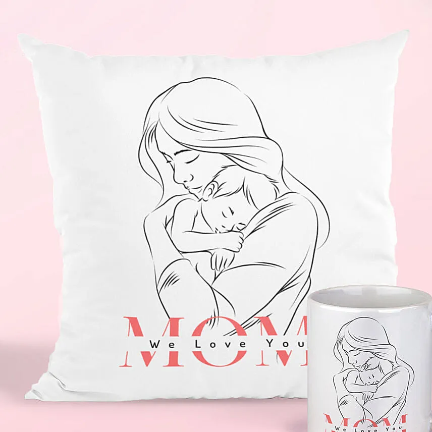 Mother's Day Mothers Love Cushion And Mug