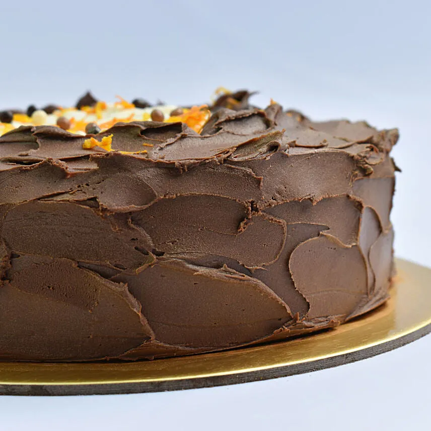 Heavenly Dark Chocolate Caramel Cake One And Half Kg