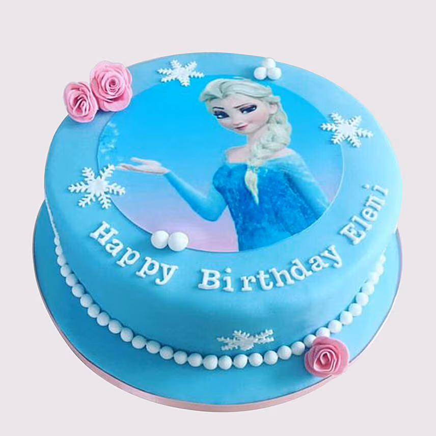 Elsa From Frozen Truffle Cake