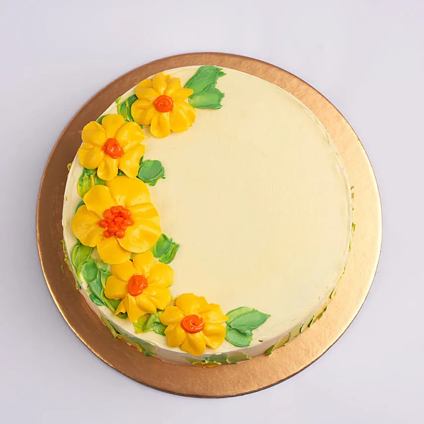 Daffodils Chocolate Cake