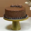 Elegant Bouquet of Roses with Decadent Ferrero Rocher Chocolate Cake