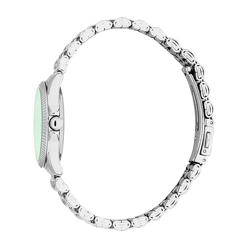 ESPRIT Green Dial Watch with Luxury Floral Arrangement