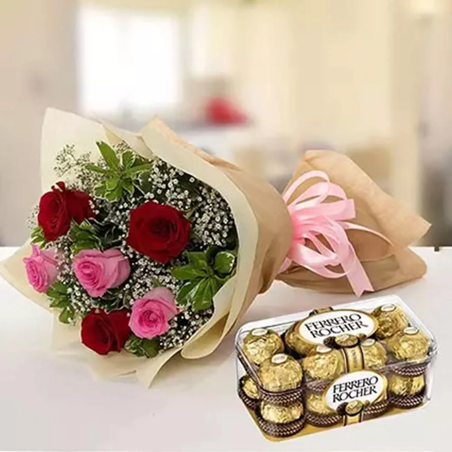 Beautiful Roses & Ferrero Rocher