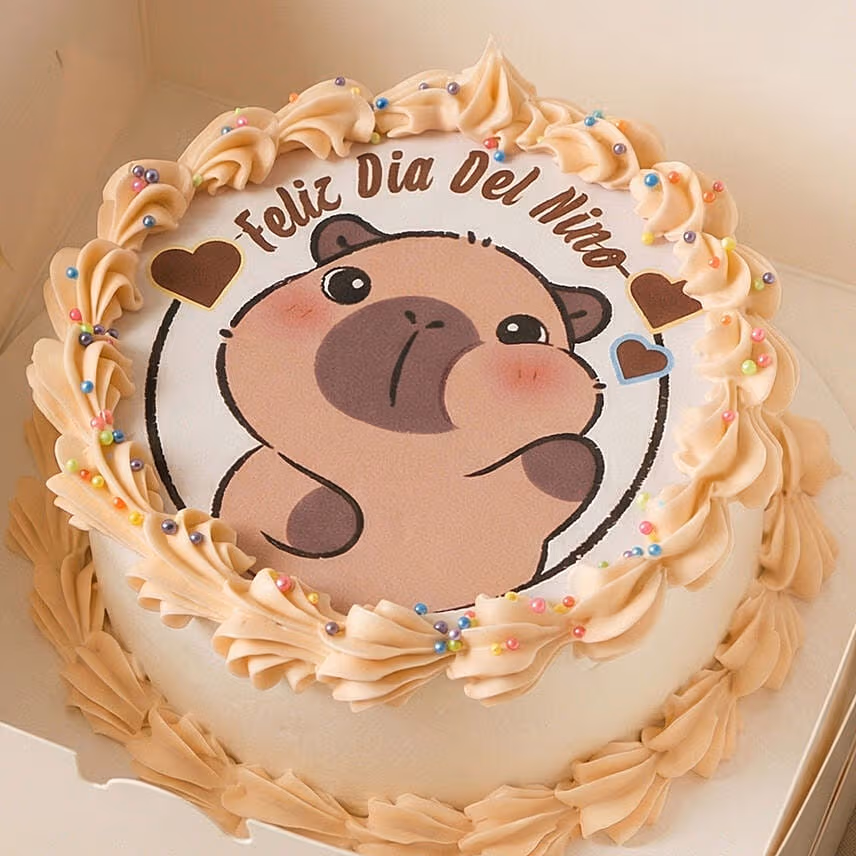 Capybara Bento Cake