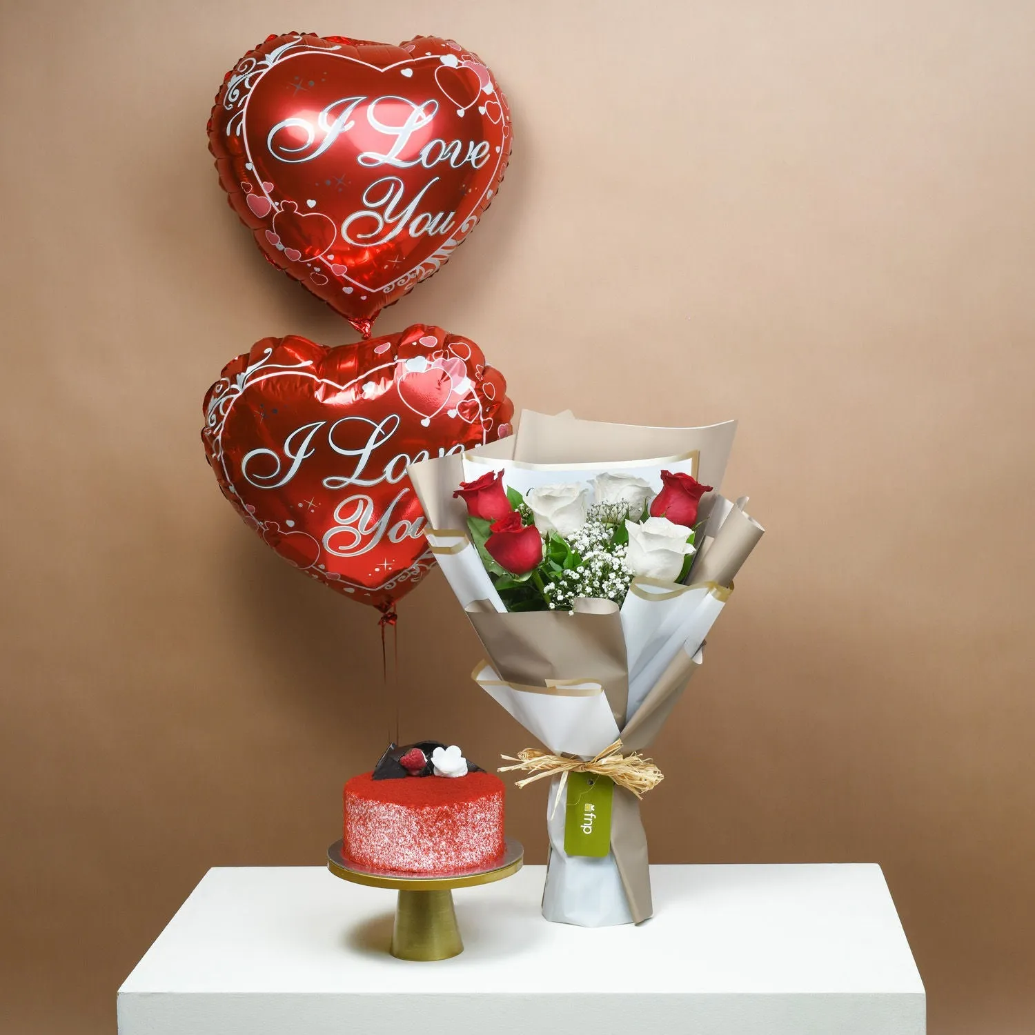 Beauty Of Red N White Roses