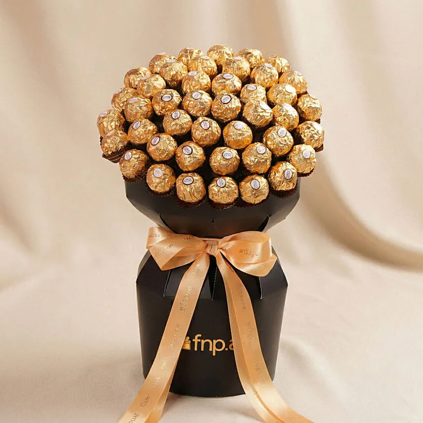 Luxury Rocher Bouquet for Valentines Day