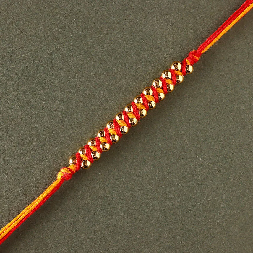 Sneh Elegant Gold Rakhi