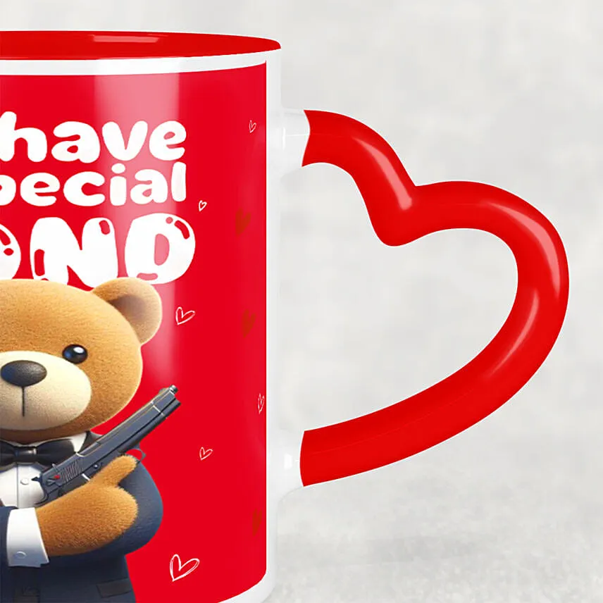 We Have Special Bond Red Mug