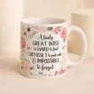 Appreciation Message in Boss Mug