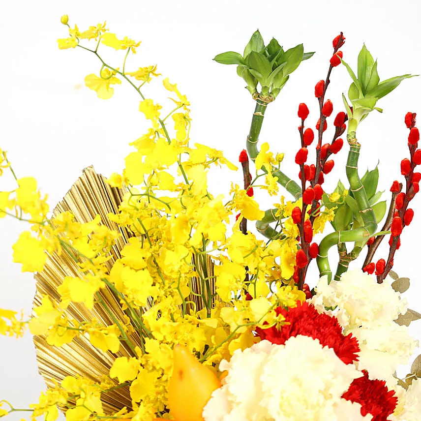 Wishes of Serenity New Year Flowers