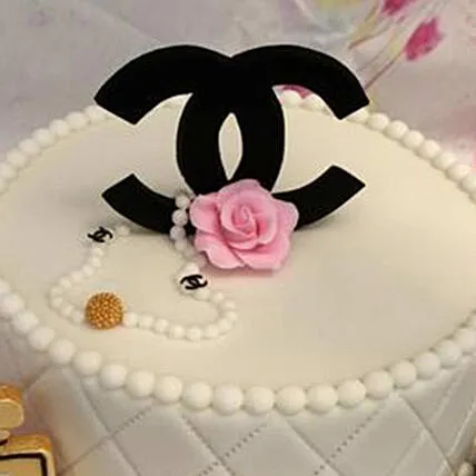 Luxurious Chanel 3D Theme Cake - Elegant Chocolate Delight