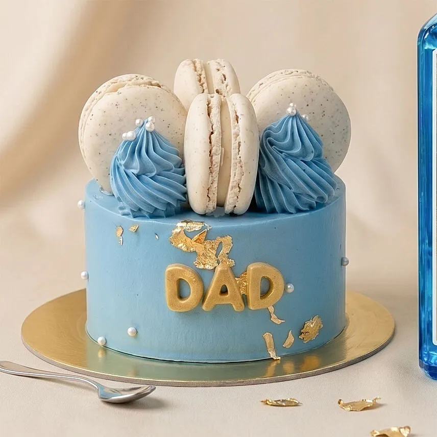 Bombay Sapphire Gin & Father's Day Macaron Cake Set