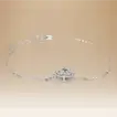 Elegant Omnia Heart Bracelet in 18K White Gold with Diamond Accent