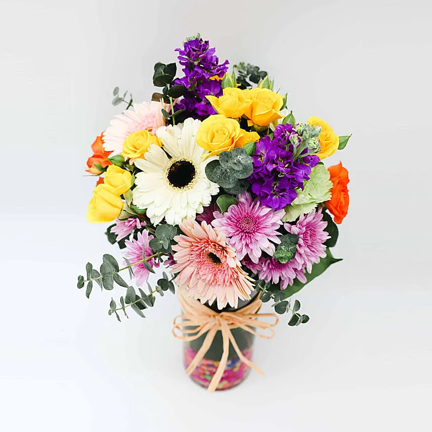 Blooming Mixed Flowers Bouquet