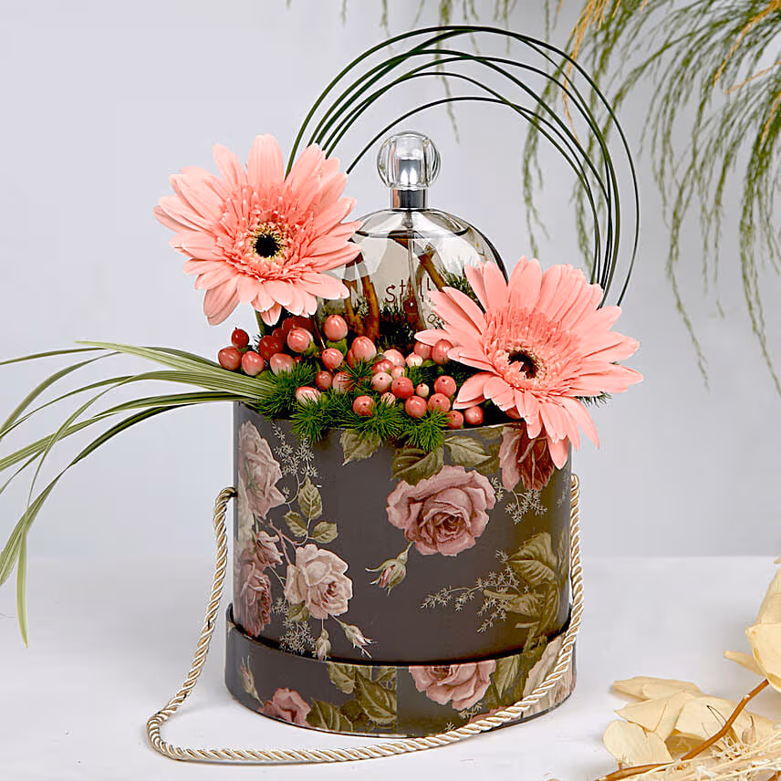 Jlo Still Perfume and Flowers Box