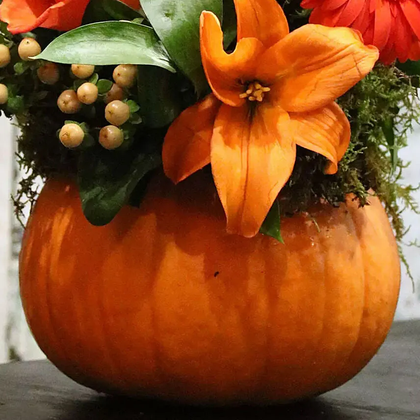 Pumpkin Floral Arrangement