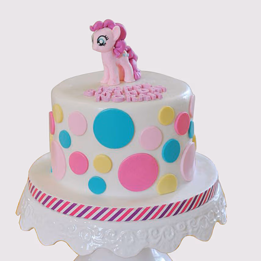 Pinkie Pie Little Pony Vanilla Cake