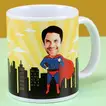 Personalised Superman Caricature Mug