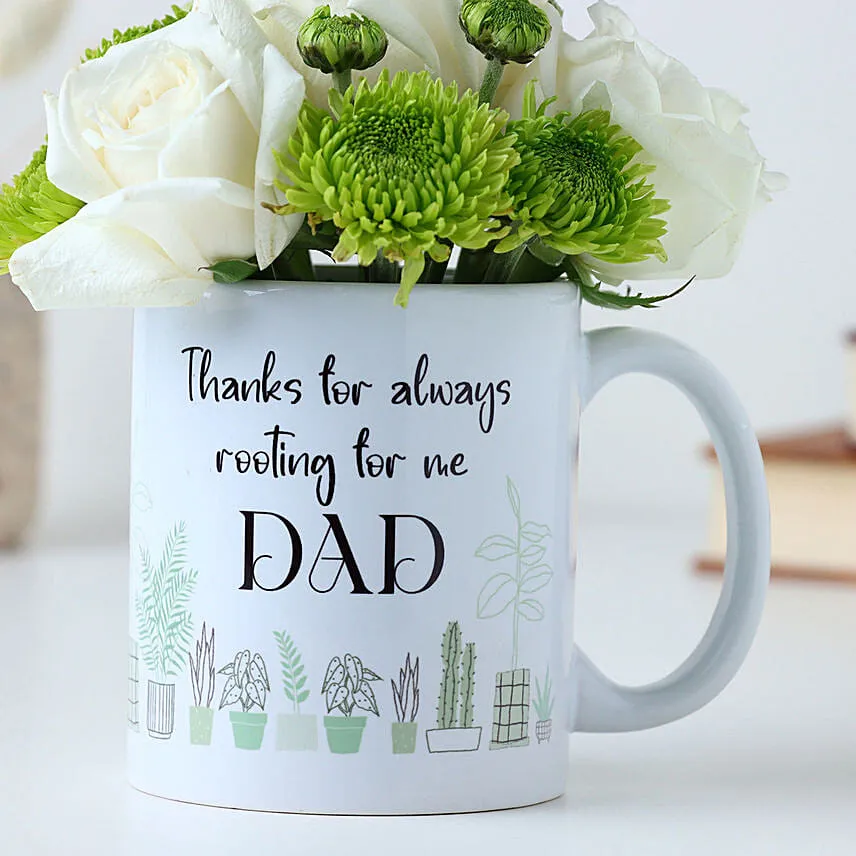 Roses and Mug for Dad