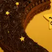 Eid Rich Chocolate Crescent Cake