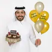 Celebrate in Style: Birthday Buzz Combo with Balloons and Cake