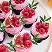 Decadent Red Velvet Cupcakes with Cream Cheese Frosting - 6 Piece Set