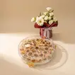 Elegant White Rose Bouquet & Gourmet Nut Tart Tray - Combos