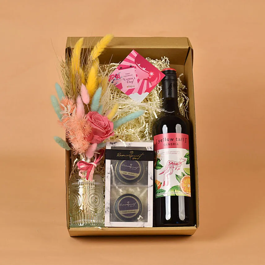 Sangria Wine & Candle Hamper
