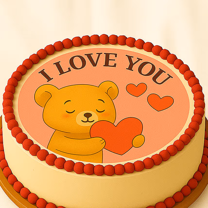 520 Day I LOVE YOU Cake