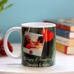 Personalised Anniversary Heart Mug