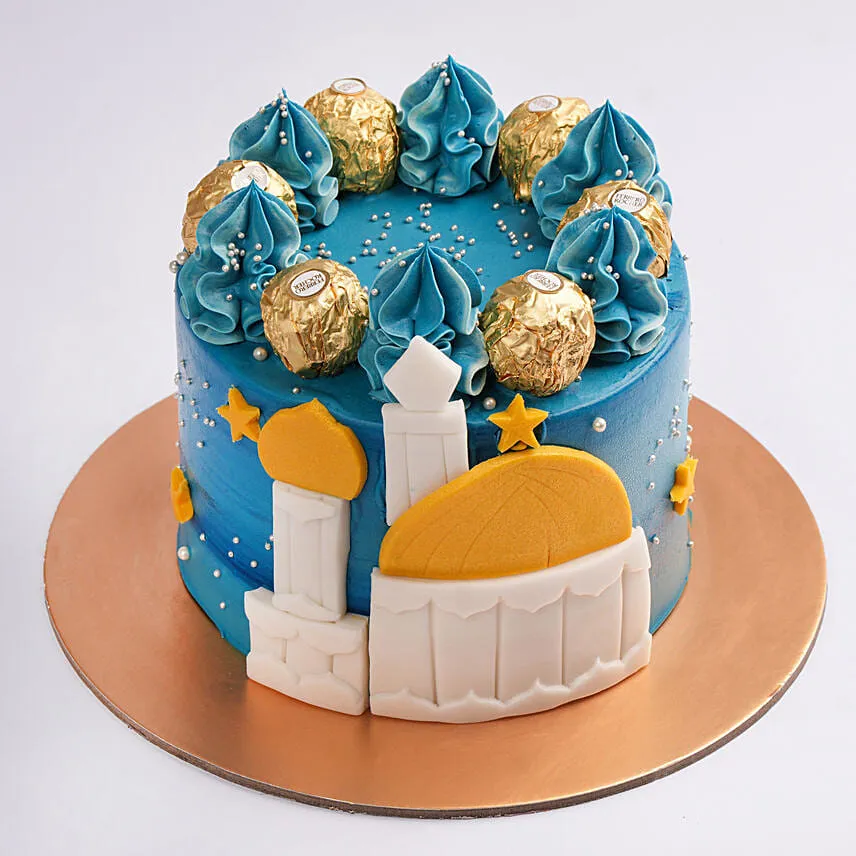 Joyous Times Wishes Vanilla Cake