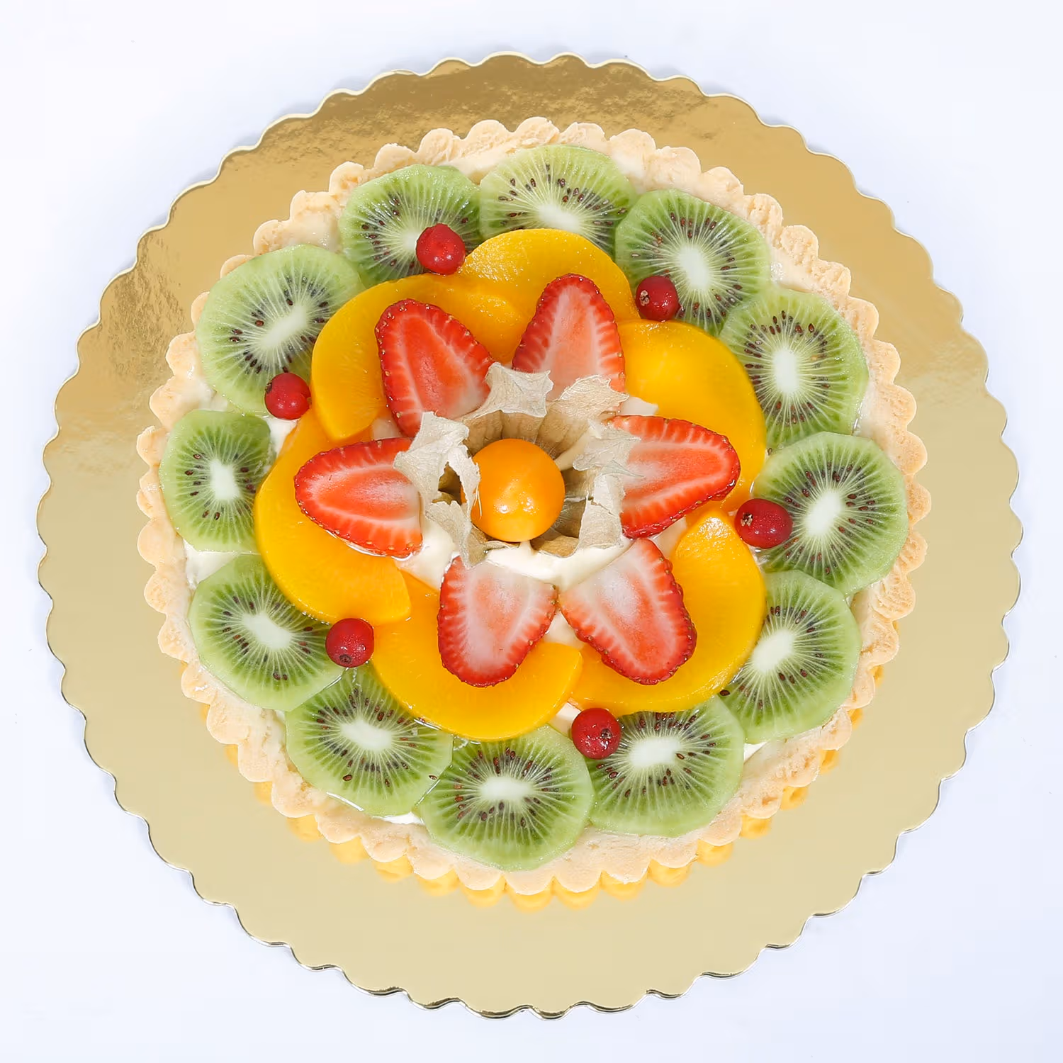 Exquisite Mix Fruit Vanilla Tart Cake
