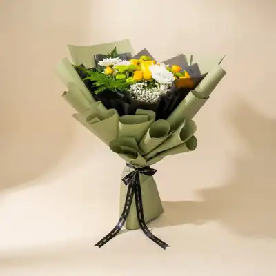 Radiant Mubarak Blooms Bouquet