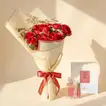 Love in Bloom Combo: Red Baby Roses - Rose Musk