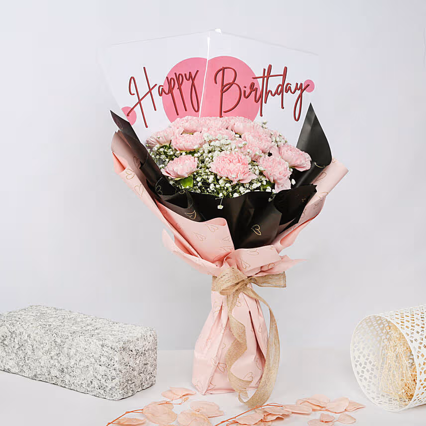Joyful Birthday Carnation