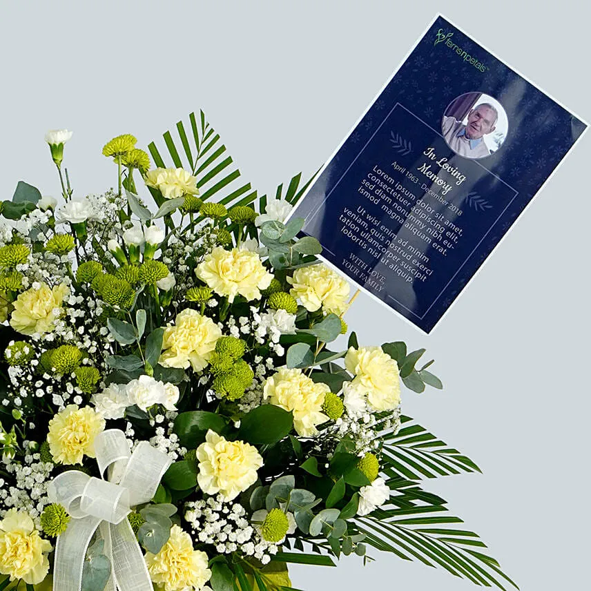 Heavy Hearted Condolence Mixed Flowers
