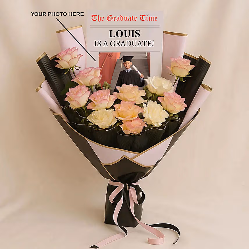 Personalised Conovocation Celebration Bouquet