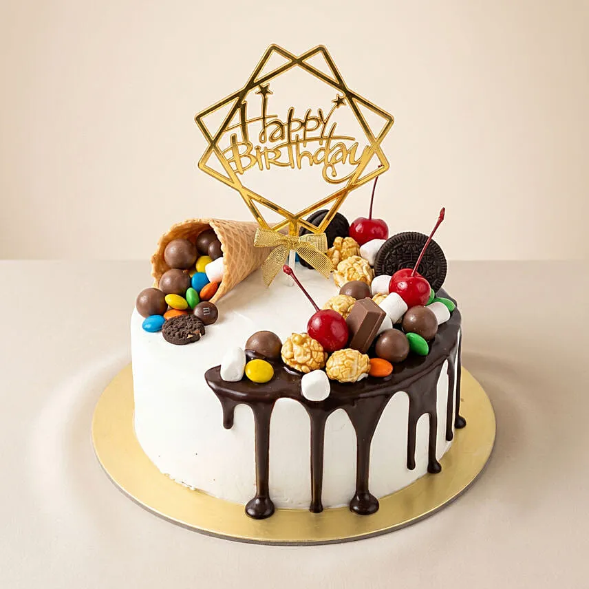 Birthday Special Chocolate Cake 6 Inches