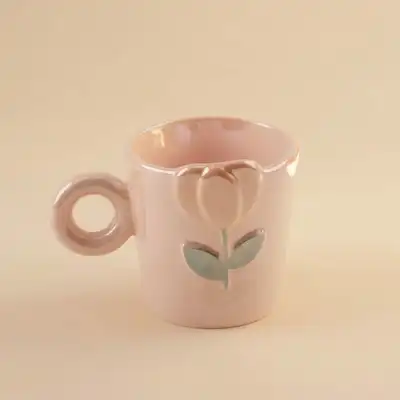 Tulip Design Ceramic Mug